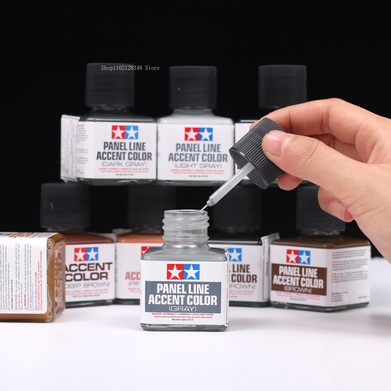 Tamiya Model Paint Set - طلاء مينا بانل لاين أكسنت كولور