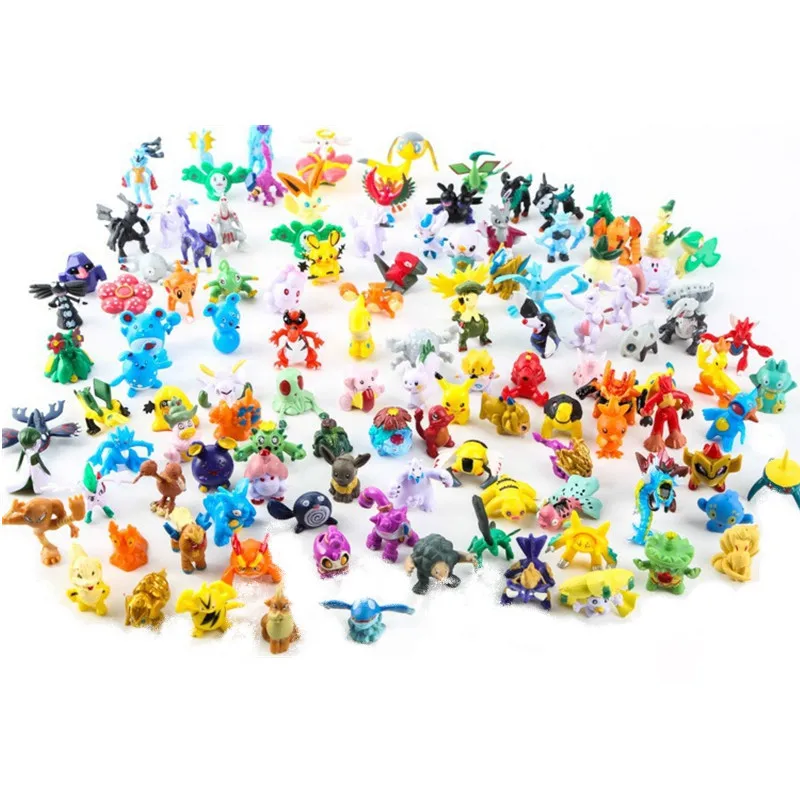 Kids Toys Japan - 2-3 سنتيمتر البوكيمون أنيمي الشكل بيكاتشو