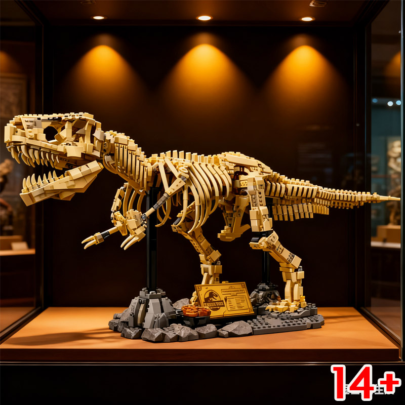 Kids Toys Dinosaur - 3145 قطعة من مكعبات البناء لحفريات