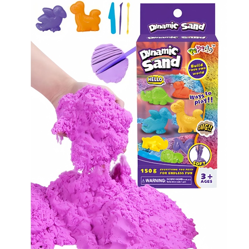 Kinetic Sand Mold - 1/2 صناديق لعب الرمل مجموعة 150
