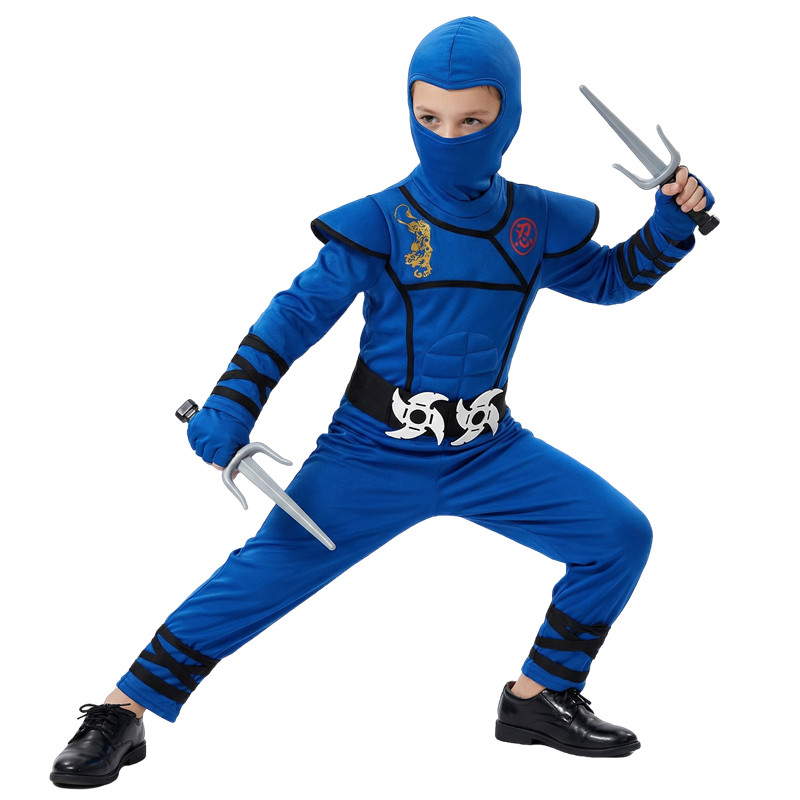 زي نينجا باللونين الأسود والأز - مراجعة Kids Toys Japan وسعره