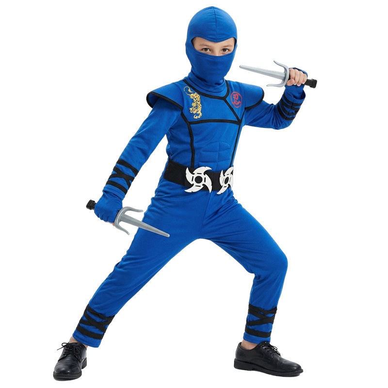زي نينجا باللونين الأسود والأز - مراجعة Kids Toys Japan وسعره