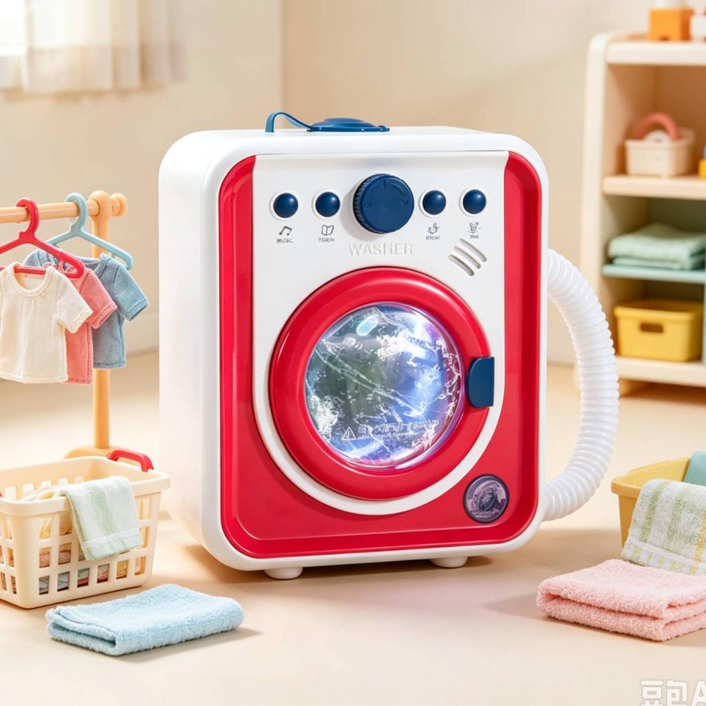 غسالة ملابس صغيرة محاكية للأطف - مراجعة Kids Toys Shop وسعره