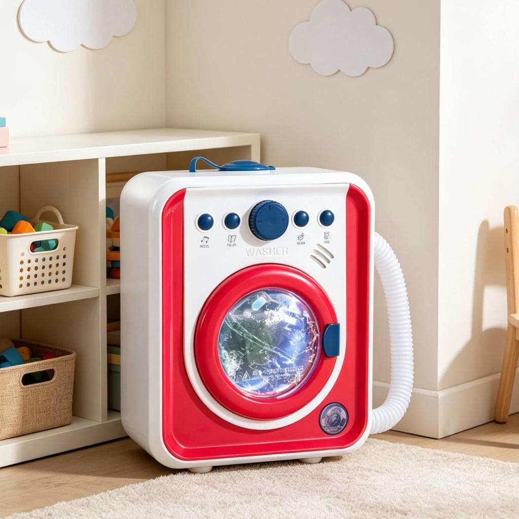 غسالة ملابس صغيرة محاكية للأطف - مراجعة Kids Toys Shop وسعره