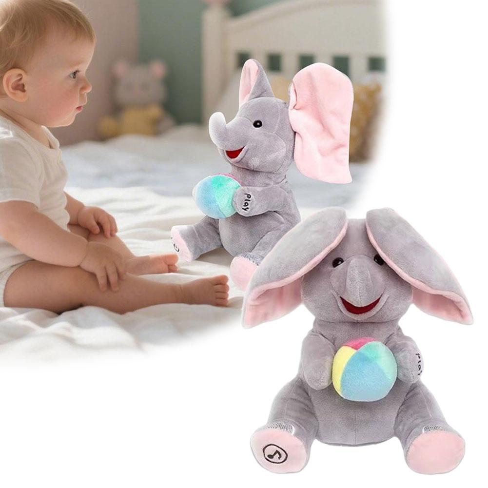 دمية فيل محشوة للعب الاختباء م - مراجعة Kids Toys Elephant وسعره