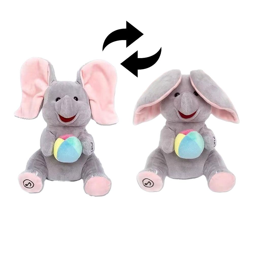 دمية فيل محشوة للعب الاختباء م - مراجعة Kids Toys Elephant وسعره