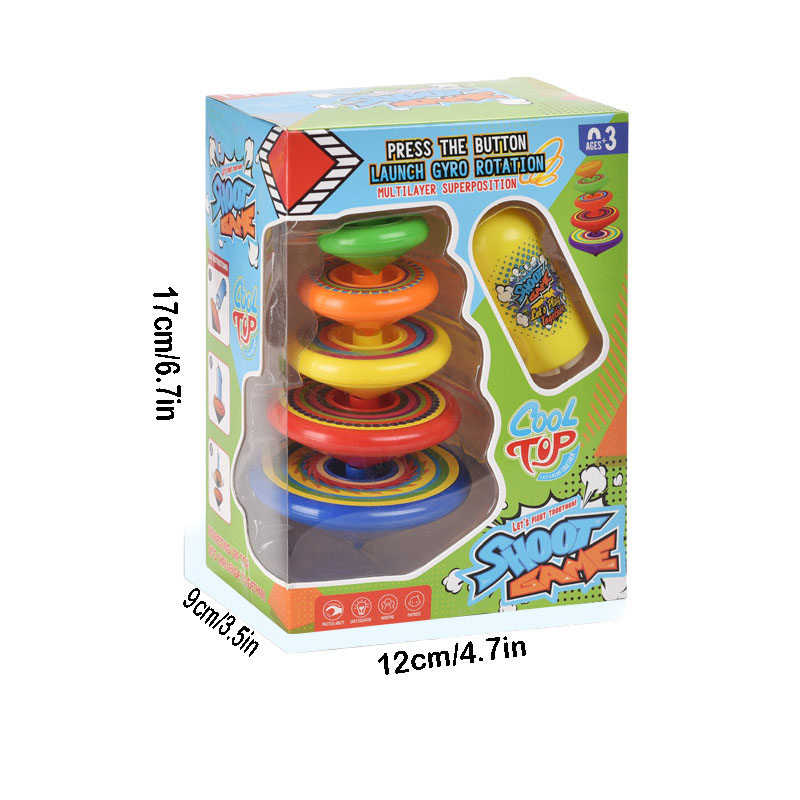 لعبة دوامة دوارة قابلة للتكديس - مراجعة Kids Toys Under £5 وسعره