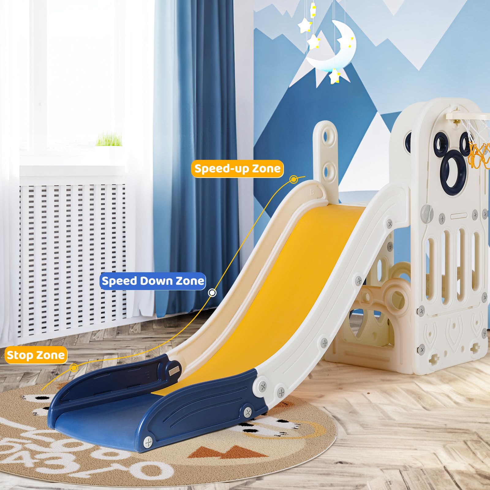 مجموعة ألعاب للأطفال 6 في 1، ز - مراجعة Basketball Hoop Kids Indoor وسعره