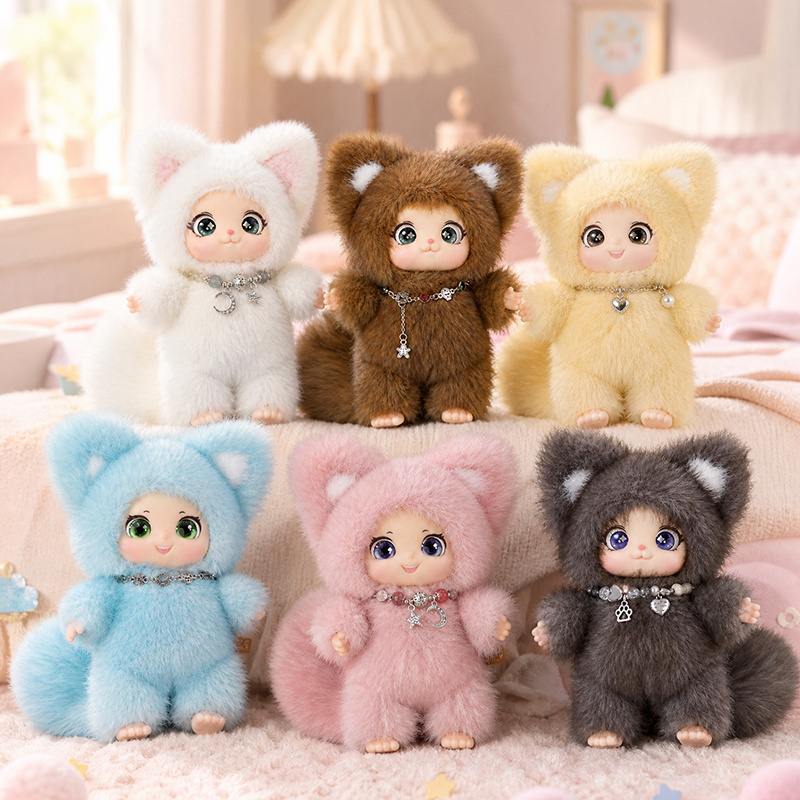 دمية ثعلب عائلية لطيفة جديدة ب - مراجعة Kids Toys Doll وسعره