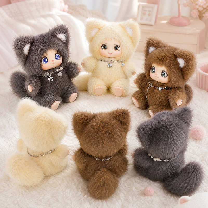 دمية ثعلب عائلية لطيفة جديدة ب - مراجعة Kids Toys Doll وسعره