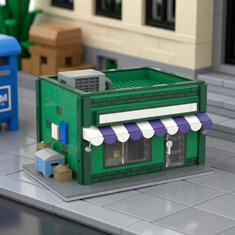 مكعبات بناء MOC، نموذج متجر شا - مراجعة Kids Toys Shop وسعره