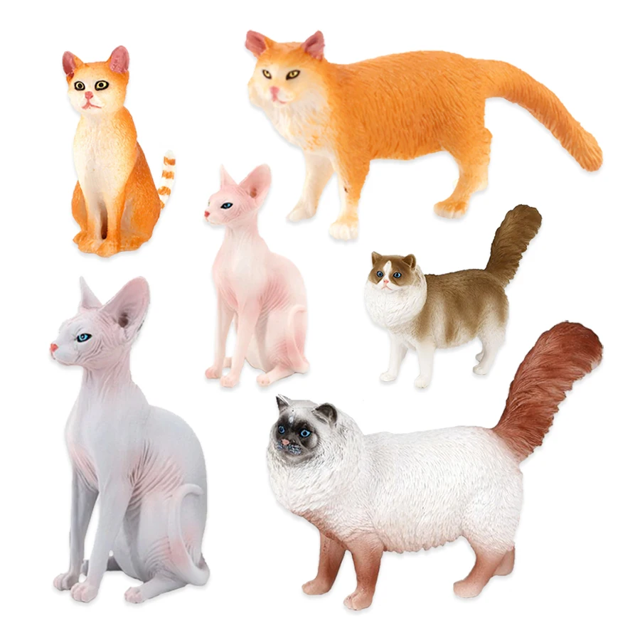 ألعاب نماذج القطط، مجسمات حيوا - مراجعة Kids Toys Reviews وسعره