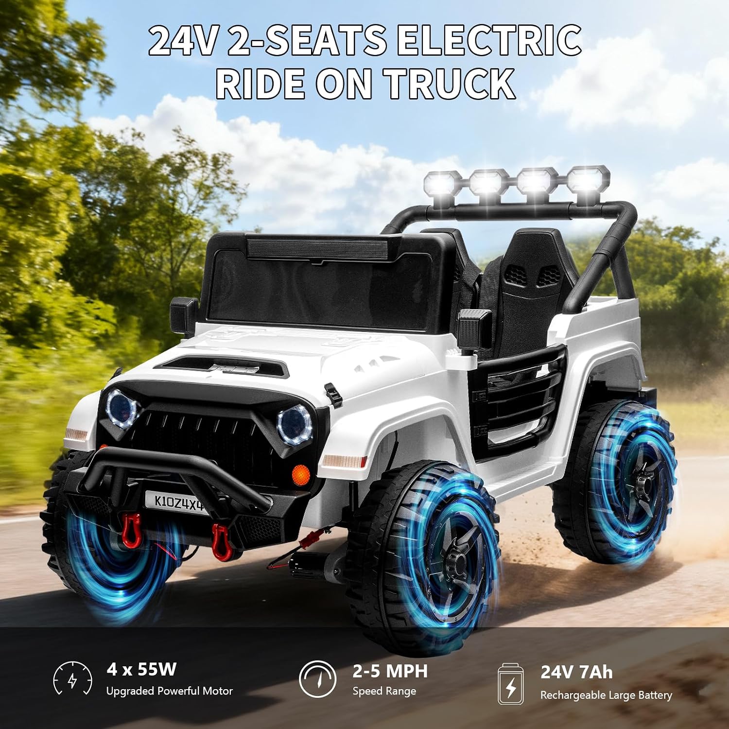 سيارة أطفال كهربائية 24 فولت ل - مراجعة Kids Toys Big W وسعره