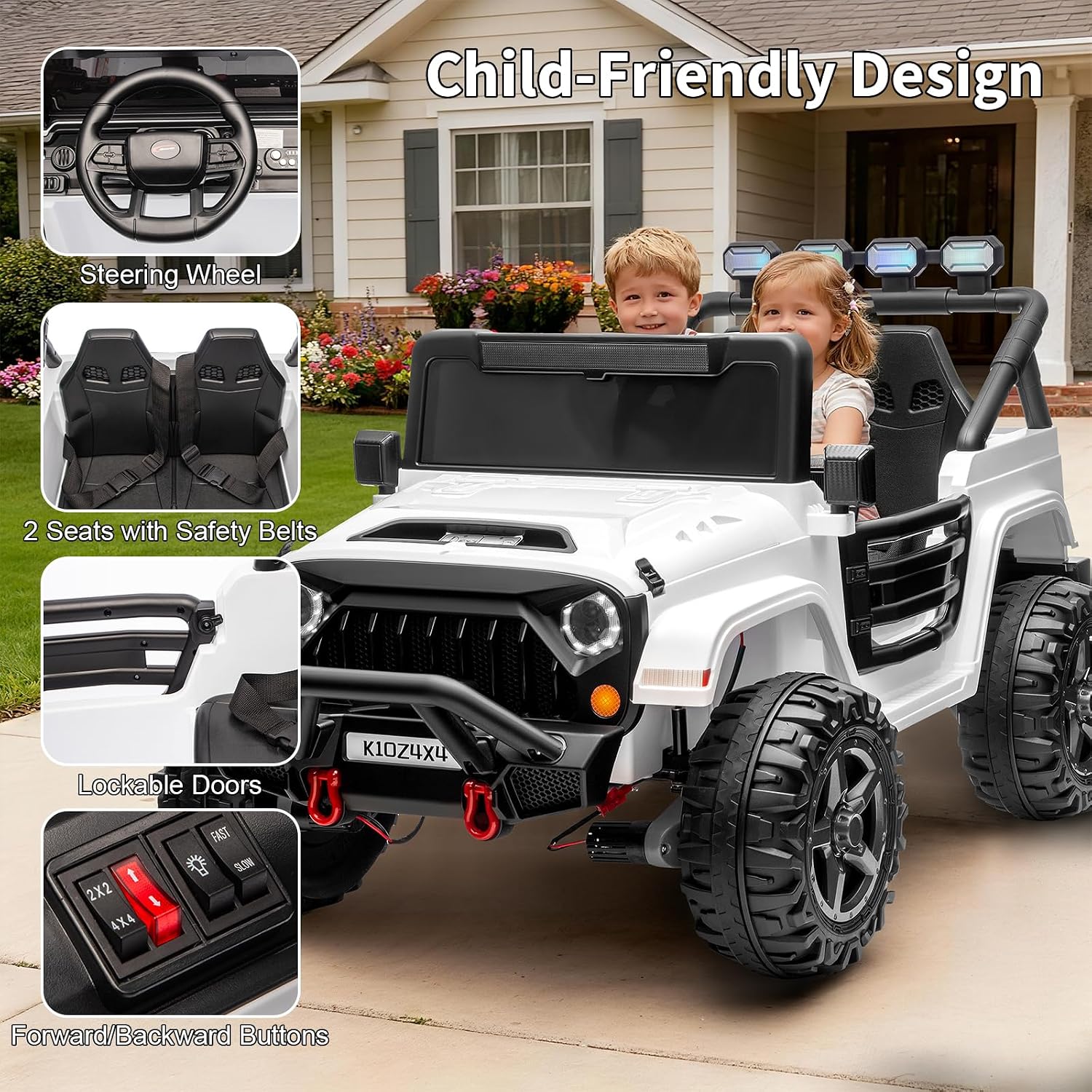 سيارة أطفال كهربائية 24 فولت ل - مراجعة Kids Toys Big W وسعره