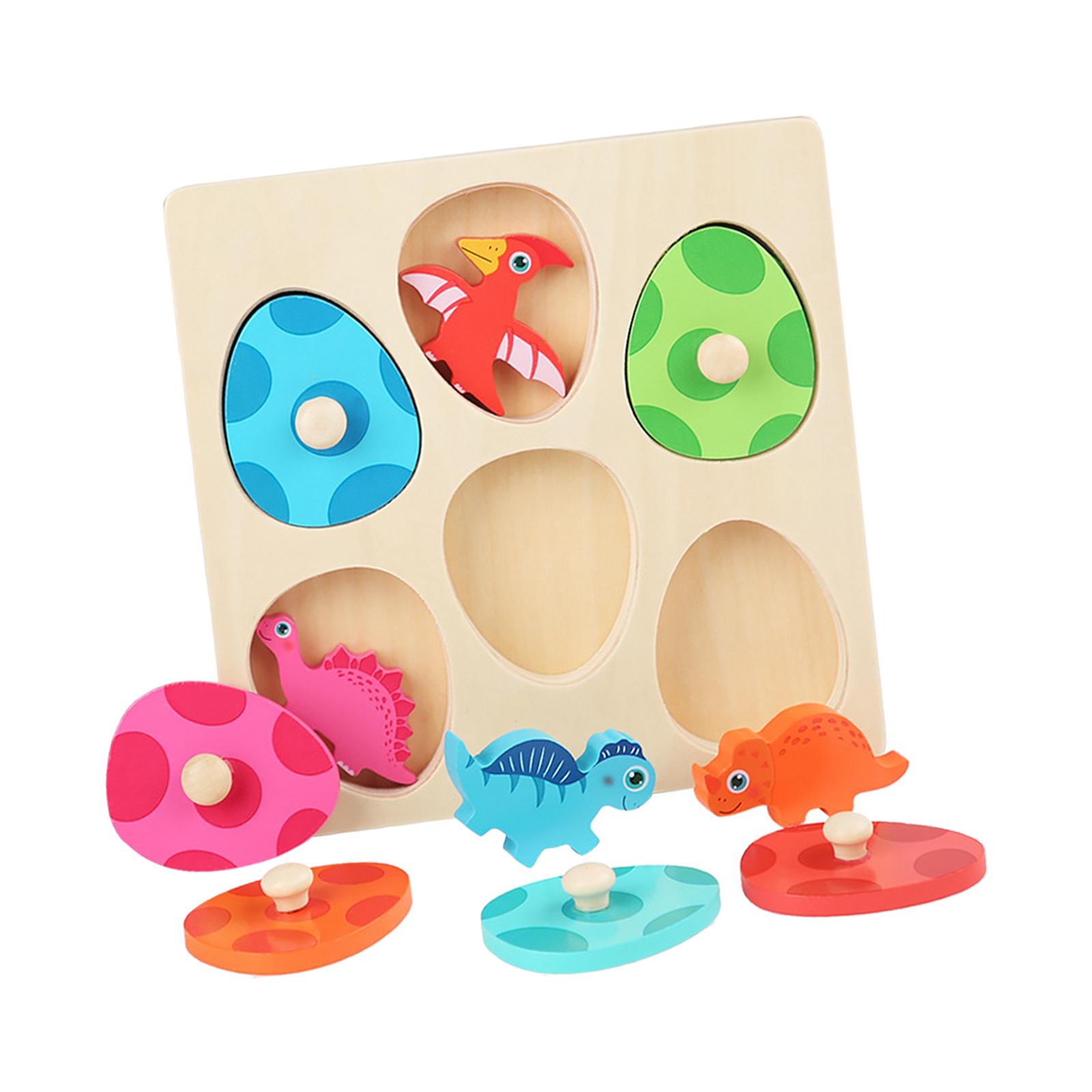 ألغاز ربط خشبية مزدوجة الطبقات - مراجعة Kids Toys Dinosaur وسعره