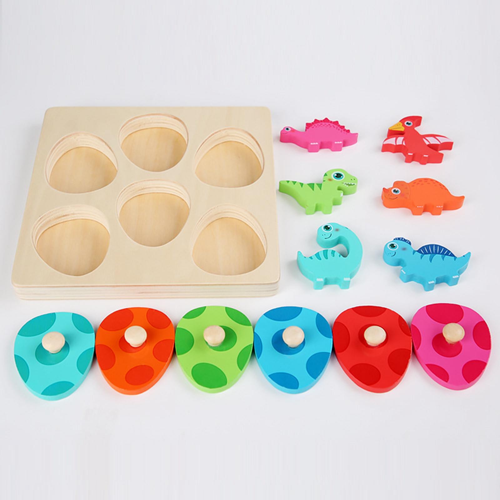 ألغاز ربط خشبية مزدوجة الطبقات - مراجعة Kids Toys Dinosaur وسعره
